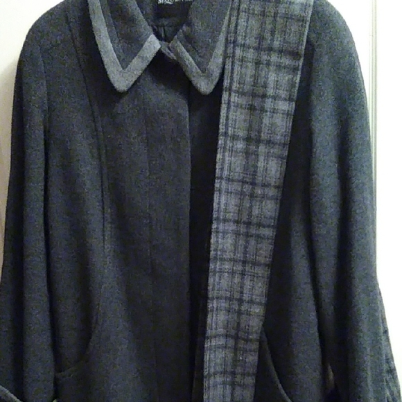 Charcoal Trench Coat - Picture 4 of 14